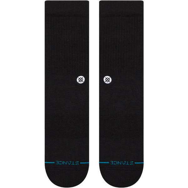 2026 Stance Unisex Icon Crew Sock M311D14ICO - Black / White